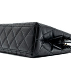 CHANEL 23K MINI SHOPPING TOTE CALFSKIN BLACK GHW(MICROCHIP)