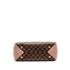 LOUIS VUITTON Brittany Bag Damier Ebene Canvas / Leather Pink GHW