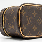 LOUIS VUITTON NICE NANO MONOGRAM CANVAS GHW