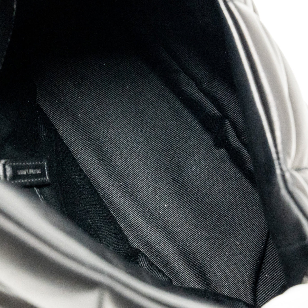 Saint Laurent/YSL Small puffer bag Lambskin black SHW