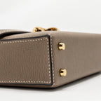 HERMES MINI VERROU CHÈVRE MYSORE ETOUPE LGHW