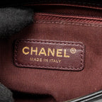 Chanel Mademoiselle Enamel Flap Bag Shiny Sheepskin Black GHW