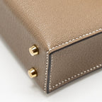 HERMES MINI VERROU CHÈVRE MYSORE ETOUPE LGHW