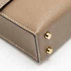 HERMES MINI VERROU CHÈVRE MYSORE ETOUPE LGHW