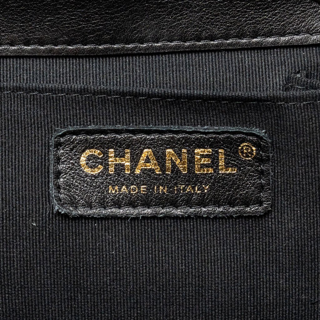 CHANEL LARGE DUMA BACKPACK CALFSKIN BLACK LGHW (MICROCHIP)