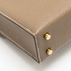 HERMES MINI VERROU CHÈVRE MYSORE ETOUPE LGHW