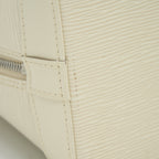 LOUIS VUITTON ALMA MM EPI LEATHER WHITE SHW
