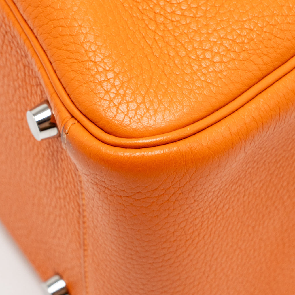 Hermes lindy 26 clemence Orange SHW