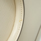 LOUIS VUITTON ALMA MM EPI LEATHER WHITE SHW