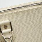 LOUIS VUITTON ALMA MM EPI LEATHER WHITE SHW