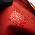 LOUIS VUITTON PALLAS CLUTCH MONOGRAM 2 WAY SHOULDER BAG MONOGRAM CANVAS/LEATHER CERISE GHW