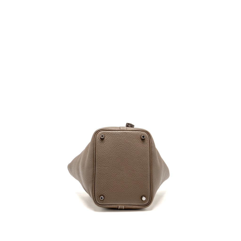 Hermes Picotin 18 Clemence Etoupe SHW