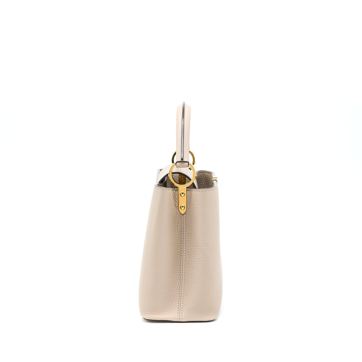 LOUIS VUITTON CAPUCINE MM TAURILLON GALET GHW