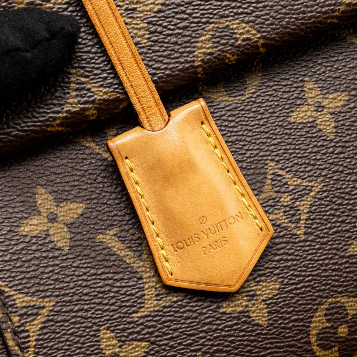 LOUIS VUITTON CLUNY BB MONOGRAM CANVAS WITH PINK STRAP GHW