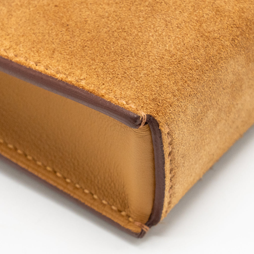 Hermes Hermesnap Suede / Swift Chamois / Sésame SHW