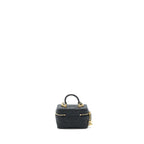 CHANEL TOP HANDLE MINI ZIPPER SOFT VANITY WITH CHAIN CAVIAR BLACK GHW