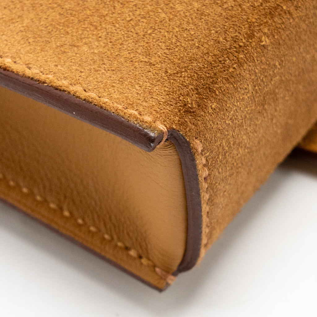 Hermes Hermesnap Suede / Swift Chamois / Sésame SHW