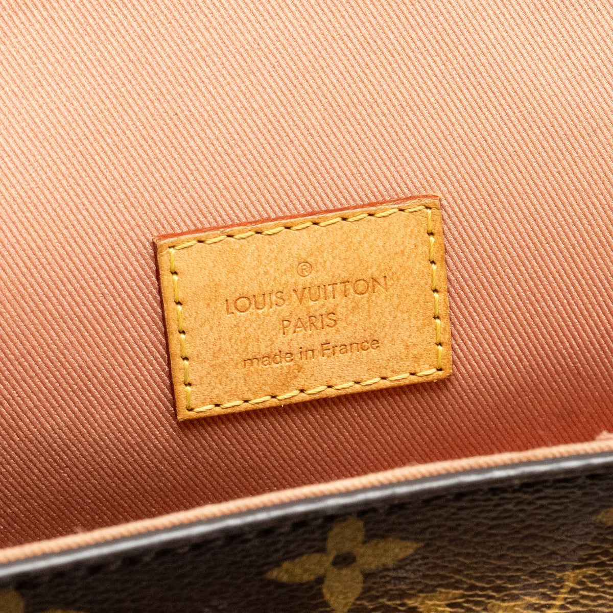 LOUIS VUITTON CLUNY BB MONOGRAM CANVAS WITH PINK STRAP GHW