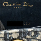 DIOR SADDLE BELT POUCH OBLIQUE JACQUARD CANVAS BLUE GHW