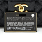 CHANEL CLASSIC JUMBO DOUBLE FLAP BAG BLACK CAVIER GHW
