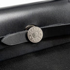 Hermes Herbag 31 Zip Bag Berline Canvas/Hunter Leather Black/Ecru-Black SHW