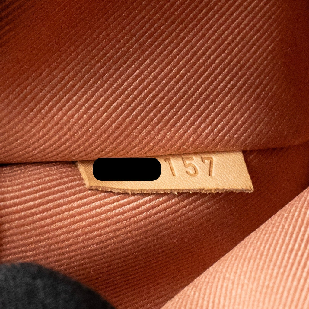 LOUIS VUITTON CLUNY BB MONOGRAM CANVAS WITH PINK STRAP GHW
