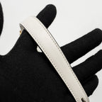 PRADA ARQUÉ SMALL SHOULDER BAG CALFSKIN WHITE GHW