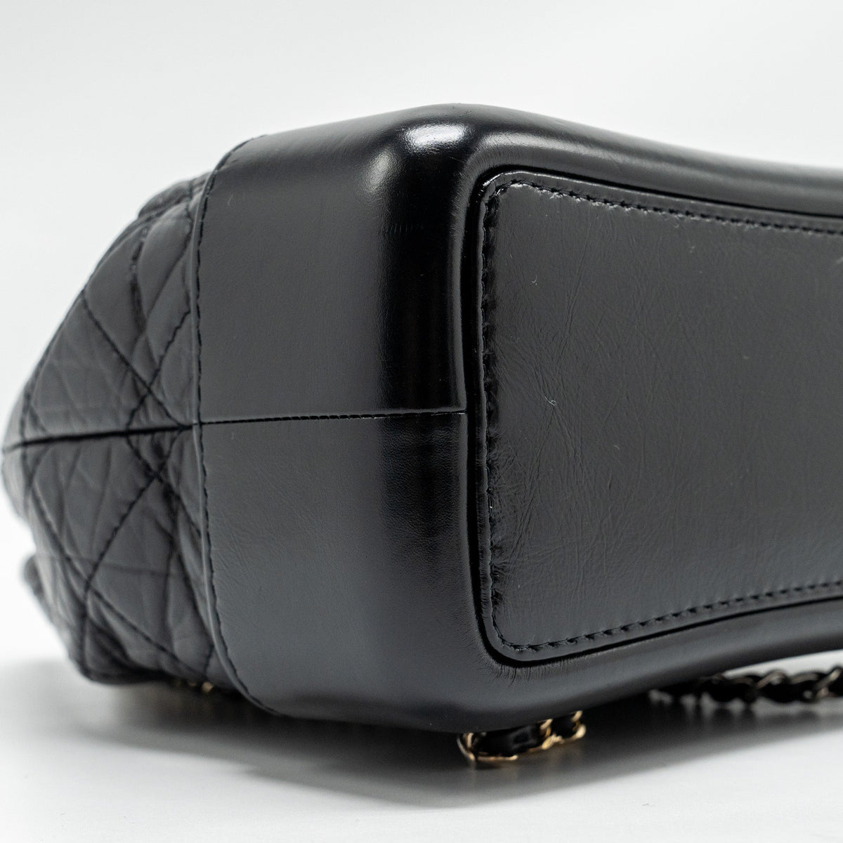 CHANEL SMALL GABRIELLE BACKPACK CALFSKIN BLACK MULTICOLOUR HARDWARE (MICROCHIP)