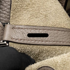 Hermes picotin 18 lock bag clemence gris etain SHW