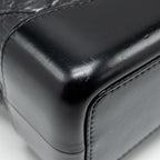 CHANEL SMALL GABRIELLE BACKPACK CALFSKIN BLACK MULTICOLOUR HARDWARE (MICROCHIP)