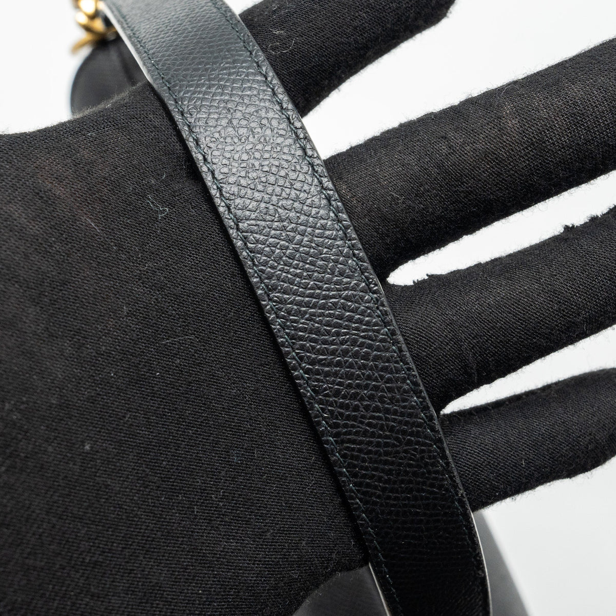 DIOR MEDIUM SADDLE BAG WITH STRAP CALFSKIN BLACK GHW