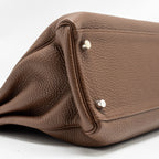 Hermes kelly 32 togo chocolate SHW