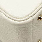 HERMES MINI LINDY CLEMENCE MUSHROOM / NATA WITH MULTICOLOR STRAP GHW