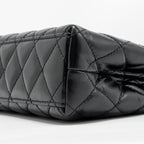CHANEL MINI KELLY SHOPPING TOTE BAG CALFSKIN BLACK GHW (MICROCHIP)