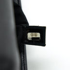 CHANEL CAVIAR OLD MEDIUM LEBOY BAG BLACK WITH RUTHENIUM HARDWARE