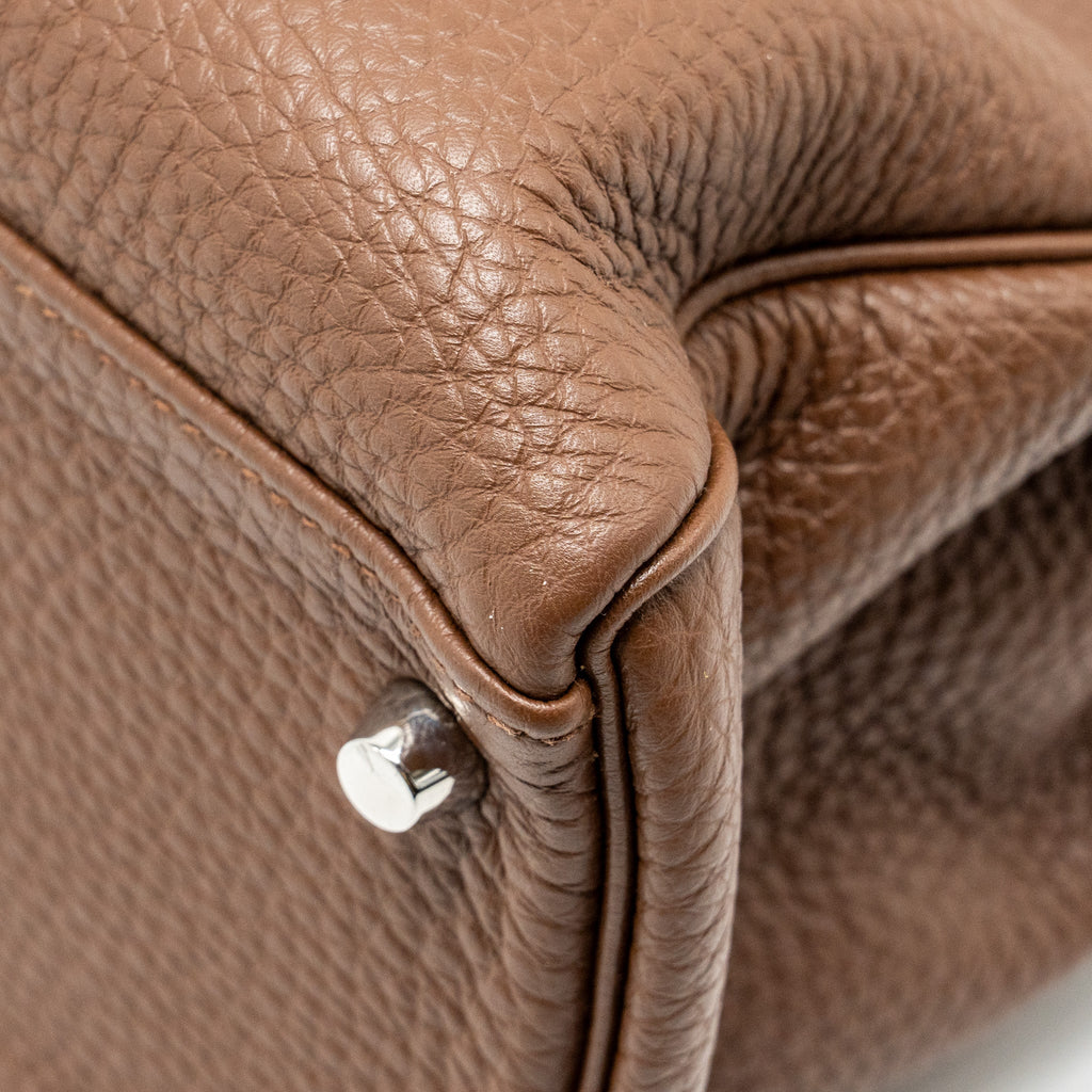 Hermes kelly 32 togo chocolate SHW