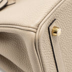 Hermes Birkin 25 togo gris tourterelle GHW