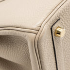Hermes Birkin 25 togo gris tourterelle GHW