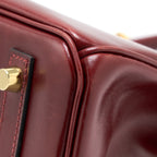 Hermes Birkin 30 Box Rouge H GHW