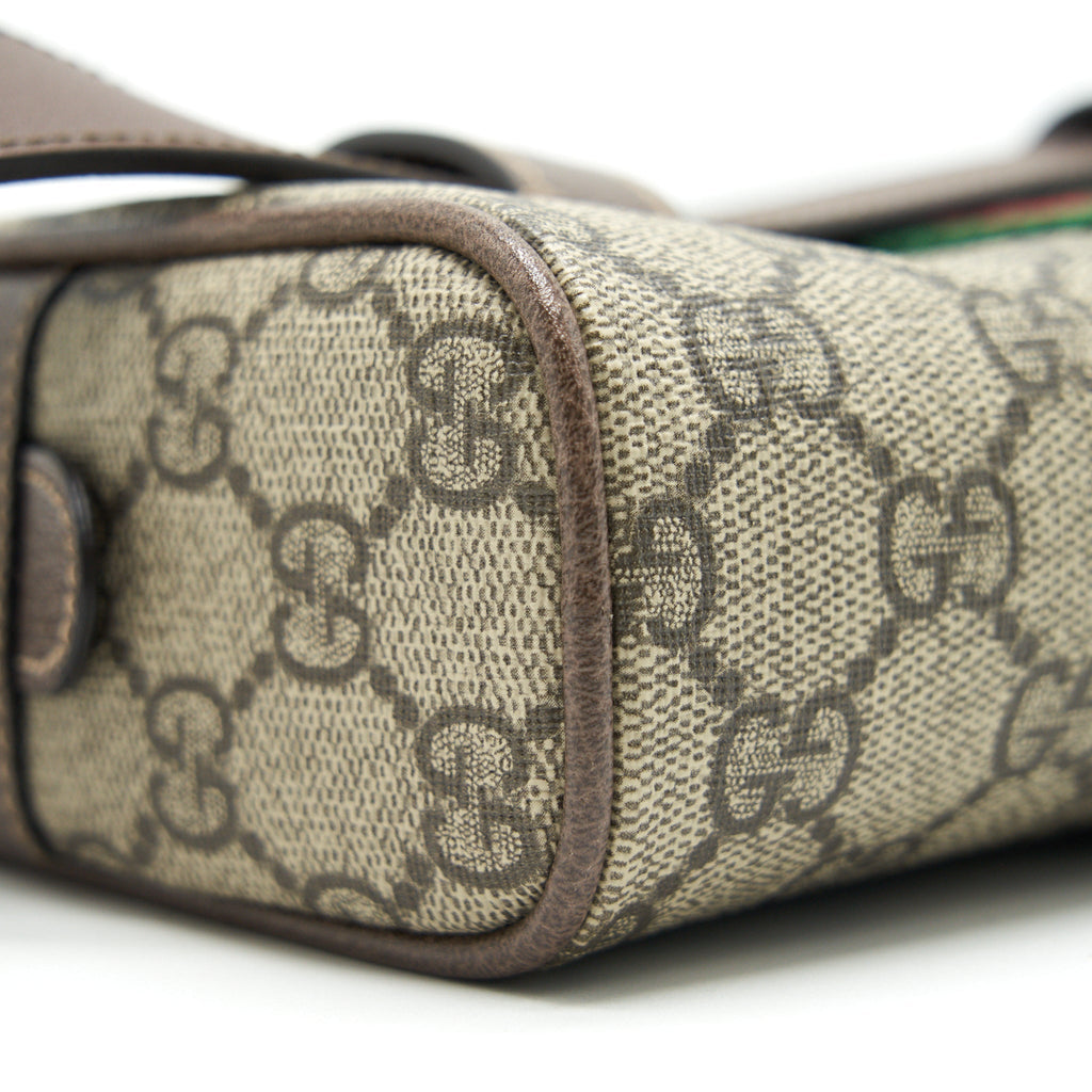 GUCCI OPHIDIA GG SUPREME SMALL BELT BAG SIZE85