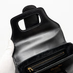 DIOR D-FENCE SADDLE BAG CALFSKIN BLACK GHW