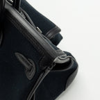HERMES BIRKIN 25 CARGO CANVAS TOILE GEOLAND / SWIFT BLACK SHW