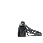 CHANEL SMALL BOY BAG LIZARD/CALFSKIN BLACK WITH RUTHENIUM HARDWARE