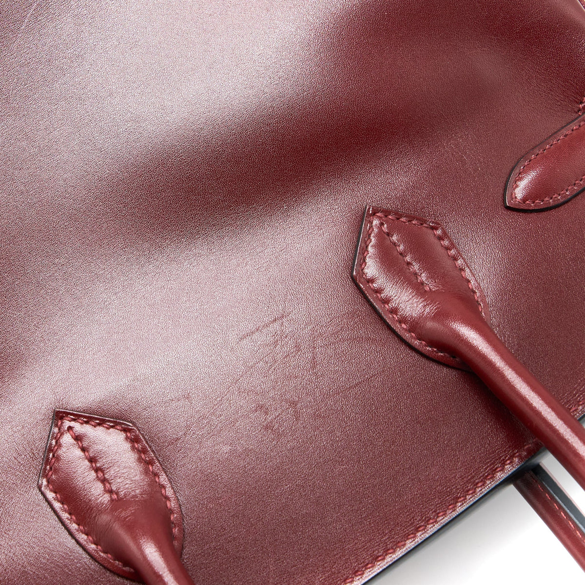 Hermes Birkin 30 Box Rouge H GHW