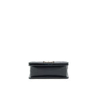 CHANEL SMALL BOY BAG LIZARD/CALFSKIN BLACK WITH RUTHENIUM HARDWARE