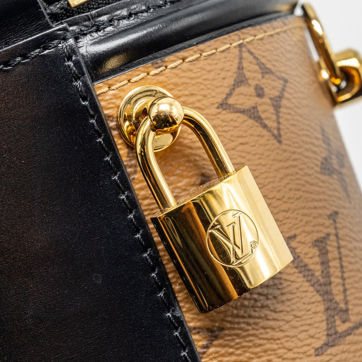 LOUIS VUITTON CANNES MONOGRAM REVERSE CANVAS / MONOGRAM CANVAS GHW