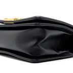 CHANEL SMALL BOY BAG CALFSKIN BLACK GHW