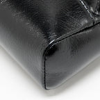 CHANEL MINI 31 BAG SHINY LAMBSKIN BLACK LGHW (MICROCHIP)