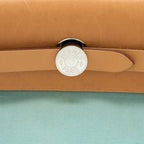Hermes Herbag 31 Canvas Light Blue SHW