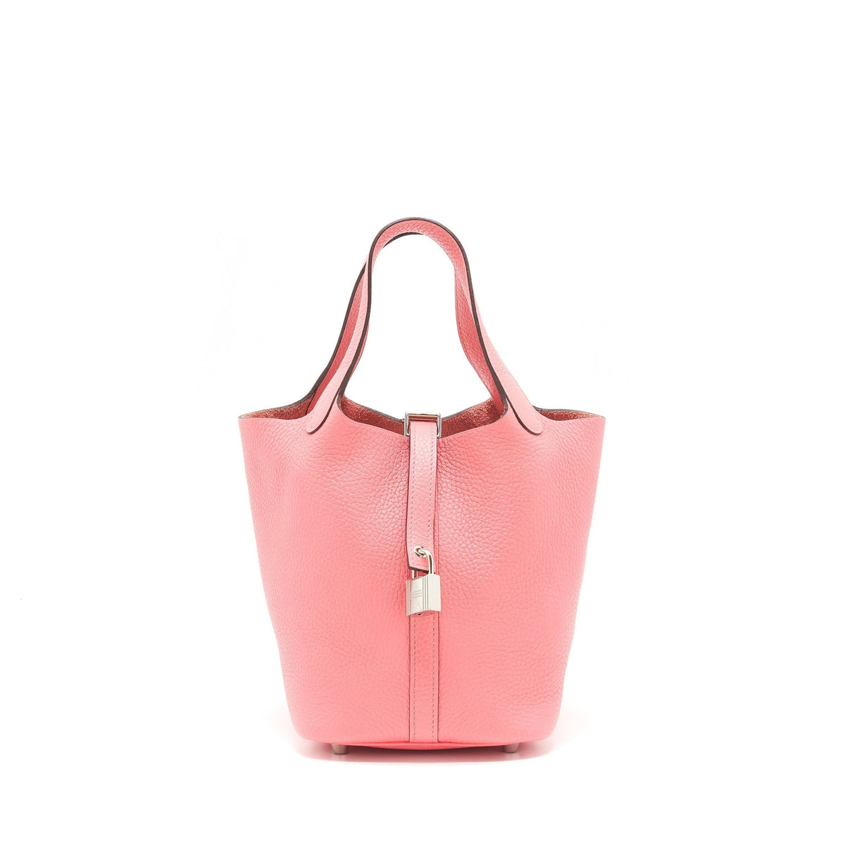 HERMES PICOTIN 18 LOCK BAG ROSE AZALEE SHW